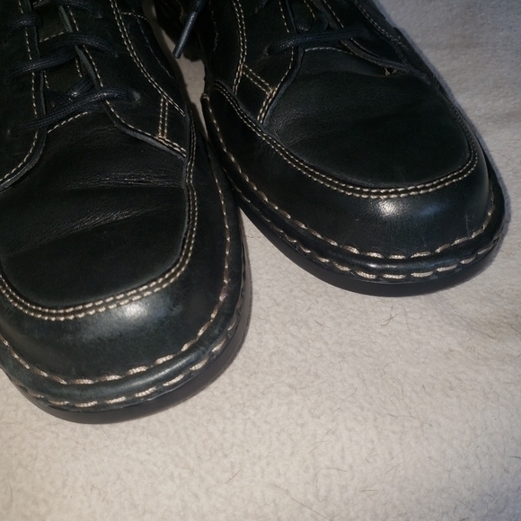 Rockport Dark Black Leather Mens 8 - Picture 9 of 11
